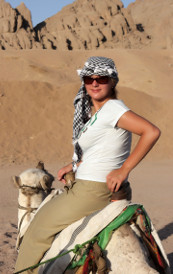 Girl on a camel