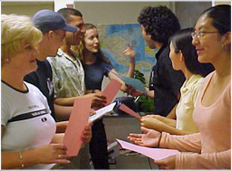 Line dialog activity, photo courtesy of Arlington Education & Employment Program, (c) 2005