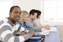 Students in a classroom