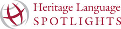 Heritage Languages Spotlights logo