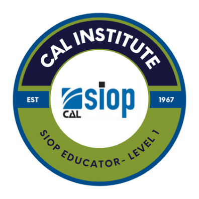 CAL SIOP Digital Badging - Center for Applied Linguistics